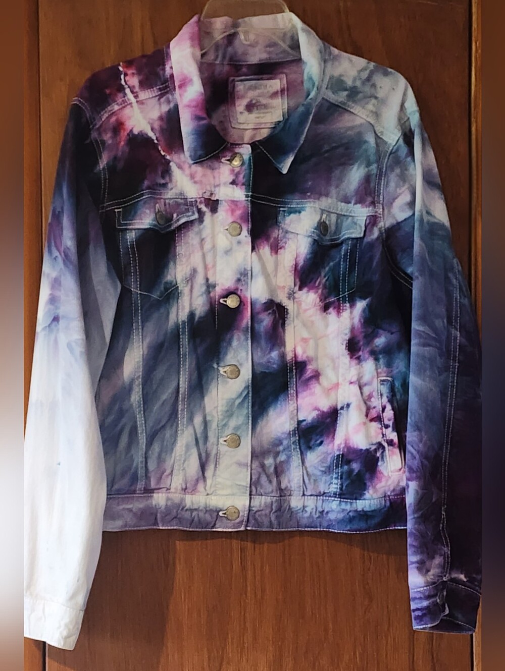 Ice Dye Custom Denim Jacket - Picture 11 of 13